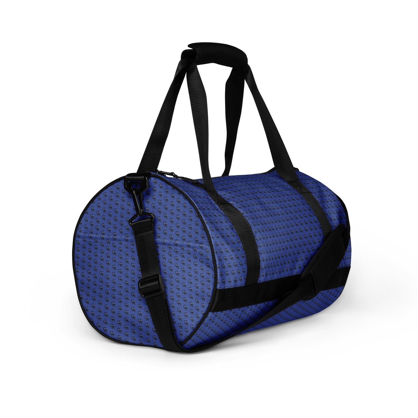 Gym Bag – Midnight in a vibrant midnight blue with black straps and adjustable shoulder strap, designed for versatile gym and casual use.