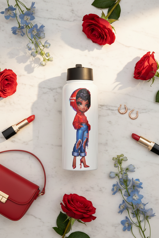 Heels & Hoodie Water Bottle – Lifestyle