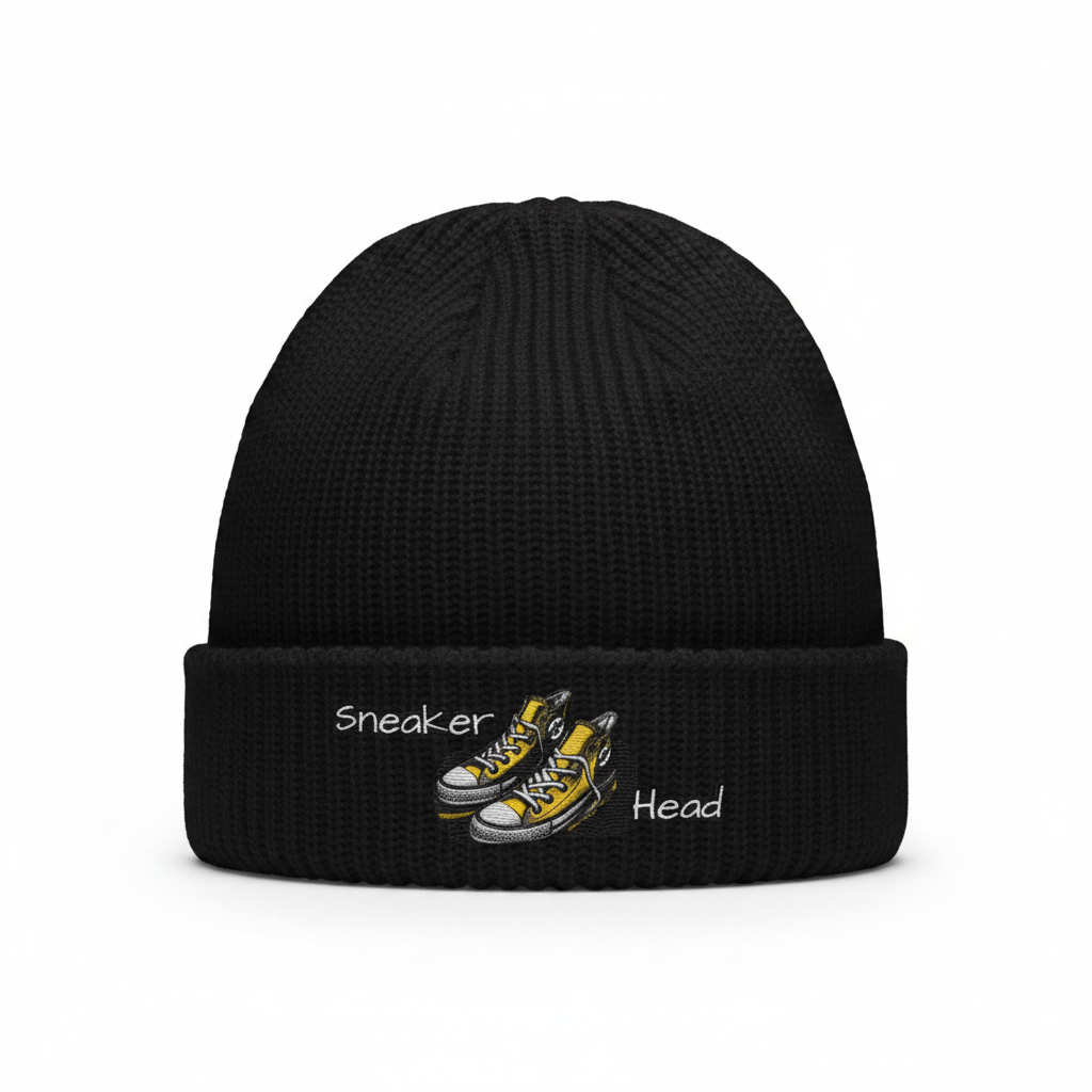 Sneaker Head Beanie – Front Standalone
