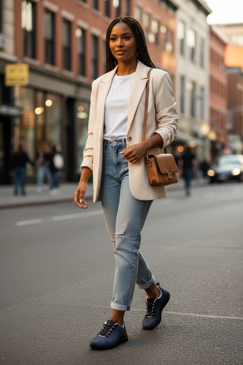 Women's Athletic Shoes – Denim Run Lifestyle