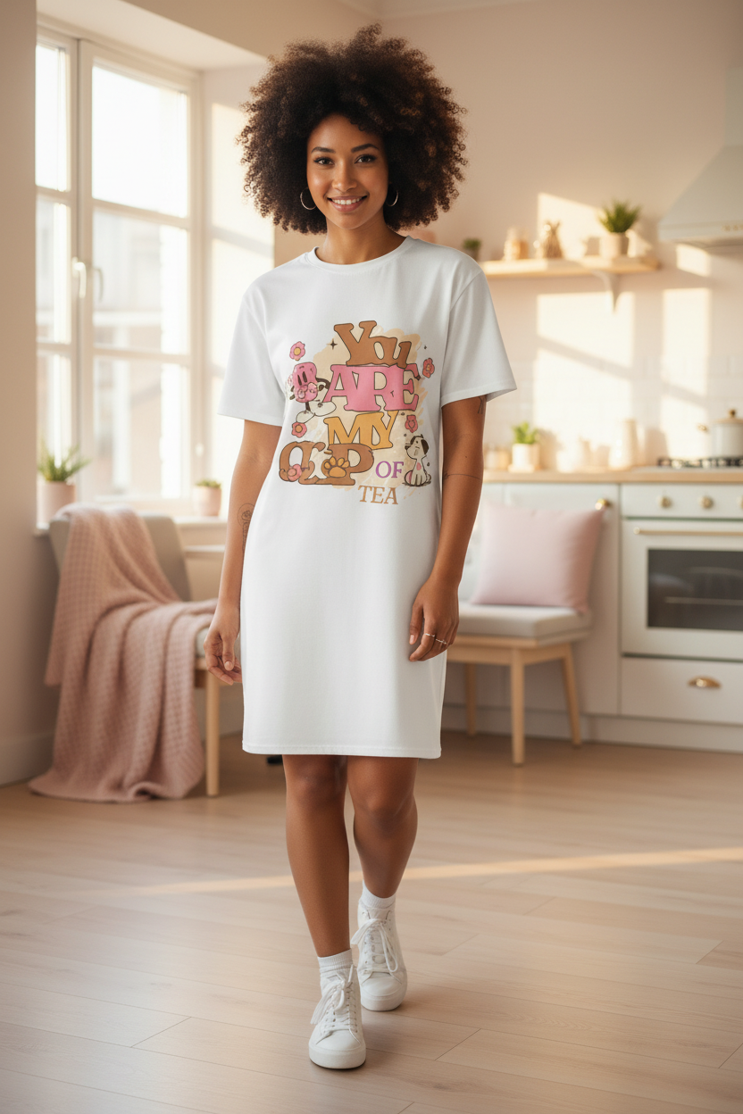 You Are My Cup of Tea - Same Afro Girl Front View