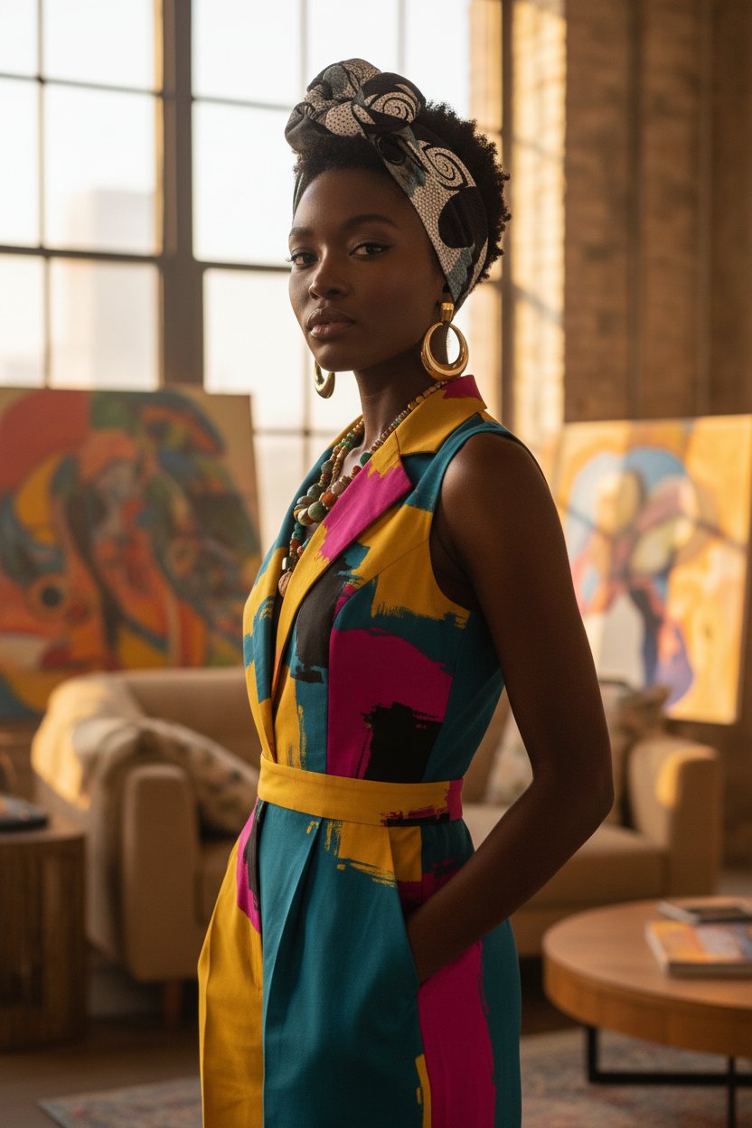 Abstract Art – Head Wrap