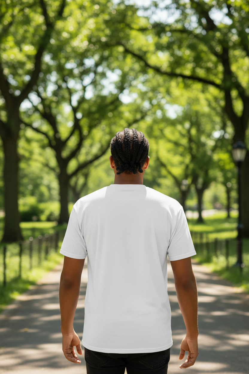 All Roads Tee Back Plain