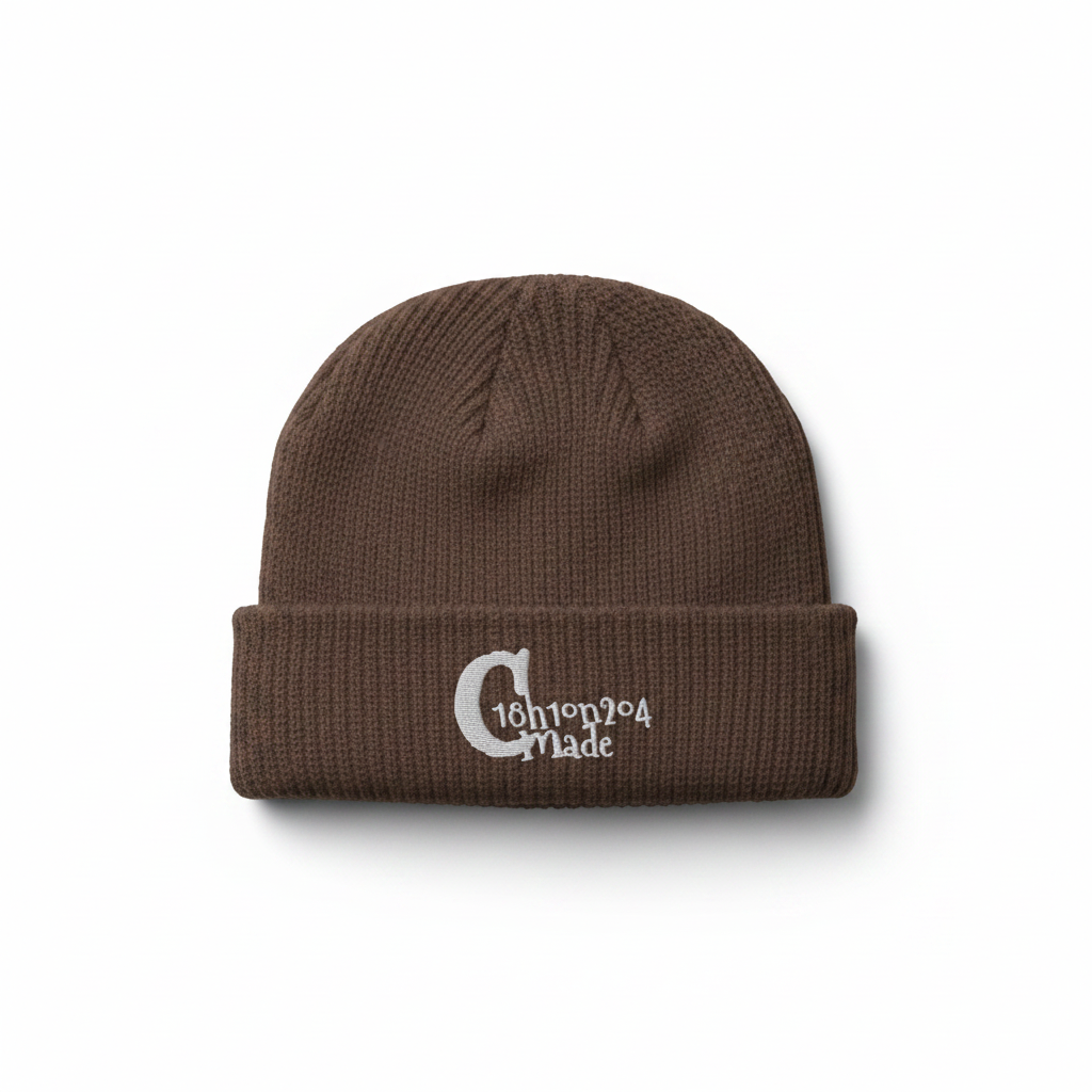 C18H10N2O4 Beanie – Brown