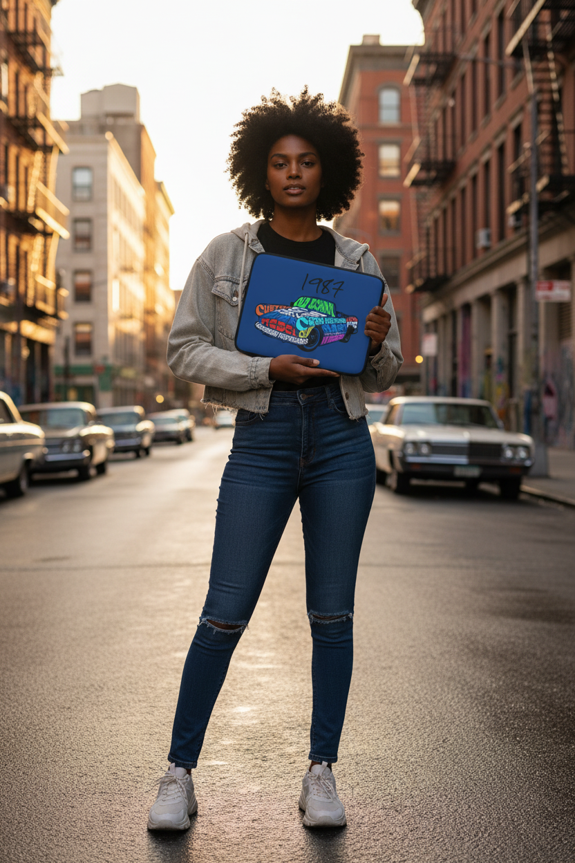 Car Vibes Laptop Sleeve Lifestyle v2