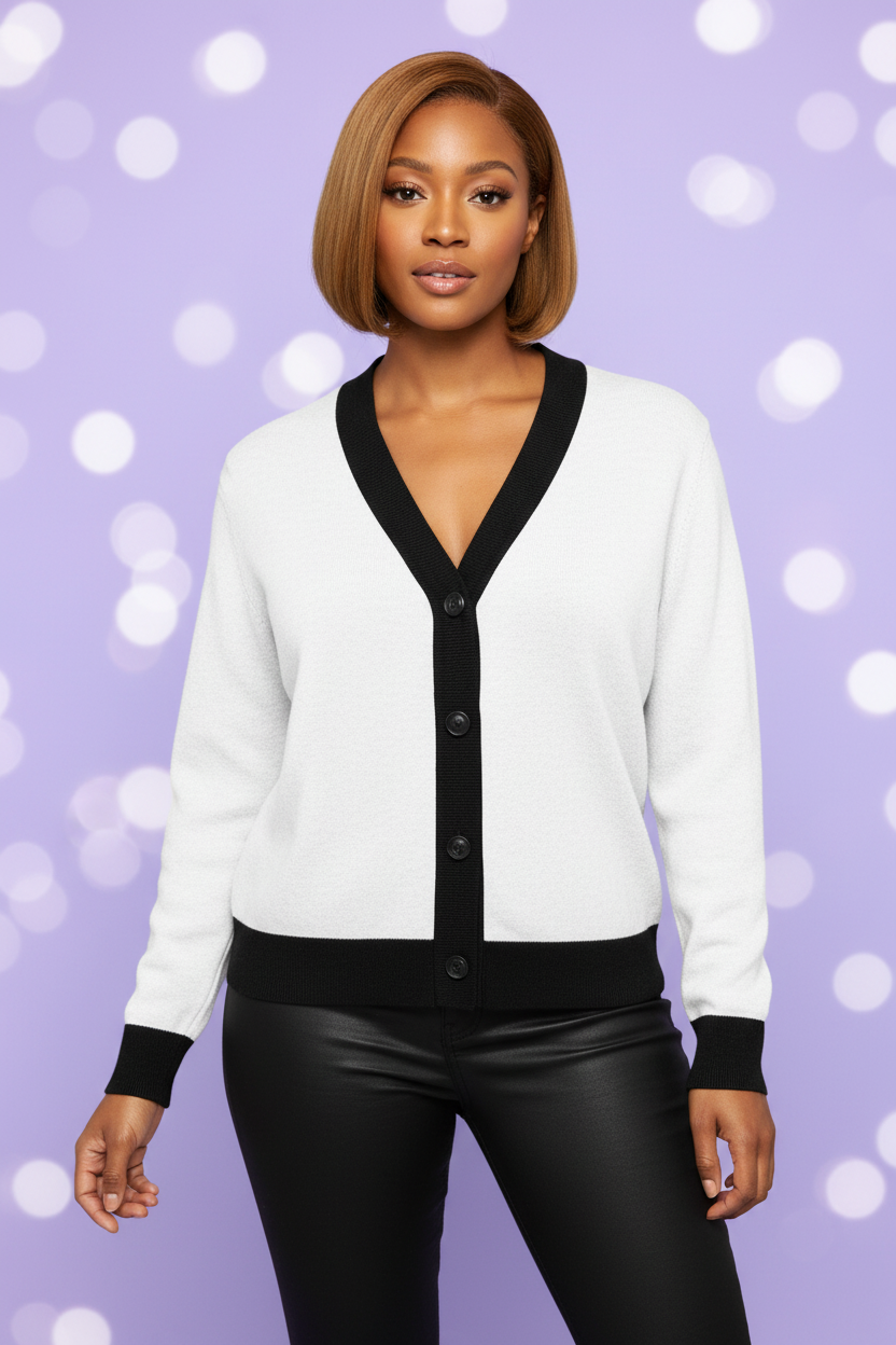 Cardigan #1 – Plain Front