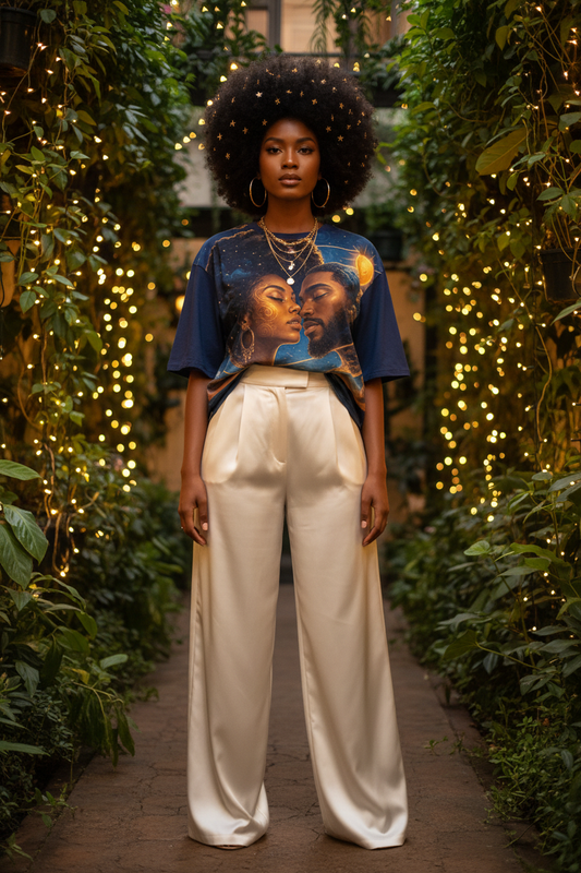 Celestial Love Tee - Front Lifestyle