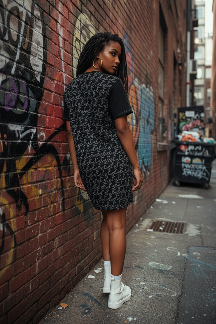 Chain Loop Dress – Back