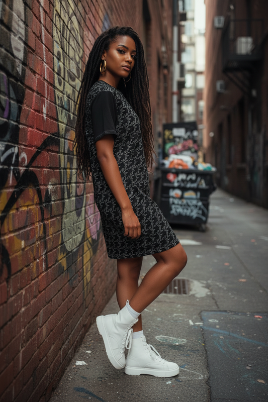Chain Loop Dress – Side