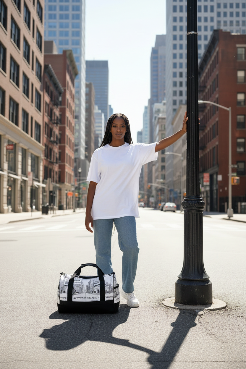 Christ Is the Way Gym Bag — Lamppost Lean