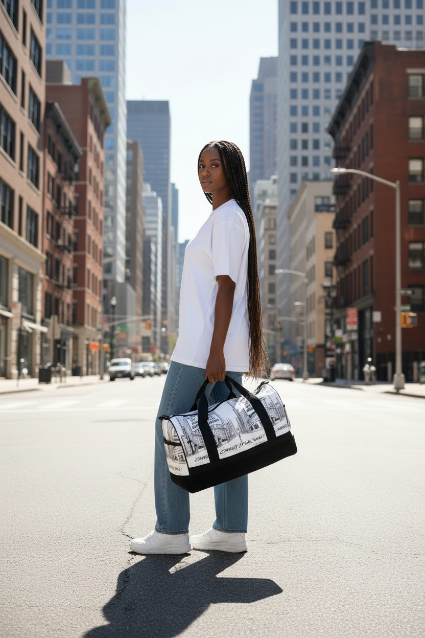 Christ Is the Way Gym Bag — Side Profile