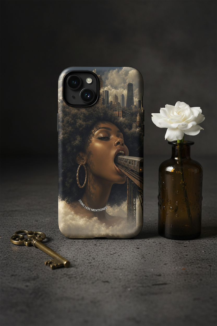 City in Her Soul - Dark Moody Keys & Vase