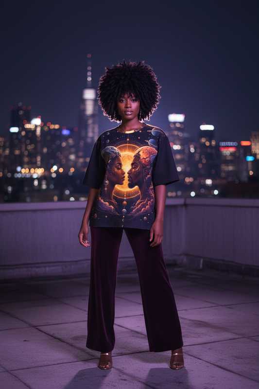 Cosmic Love Tee - Front Lifestyle