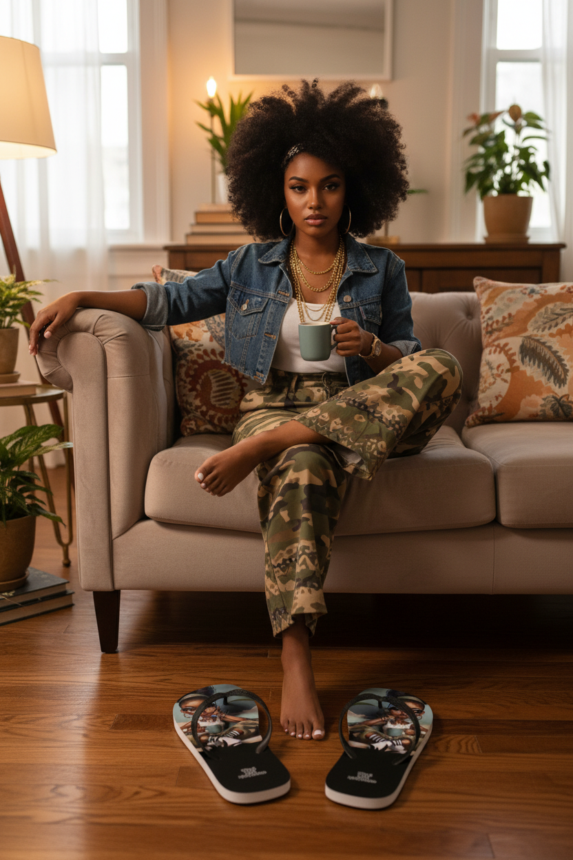 Couch Attitude Flip-Flops - Lifestyle