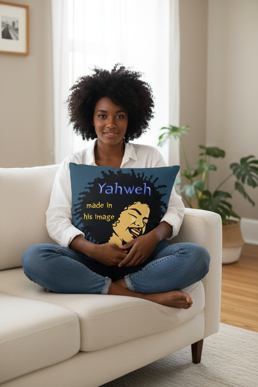 Created in His Image Pillow Lifestyle