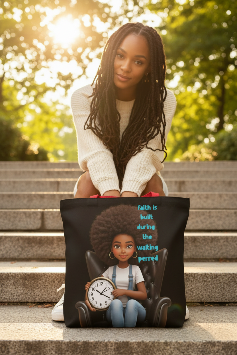 Divine Timing Tote Close Model