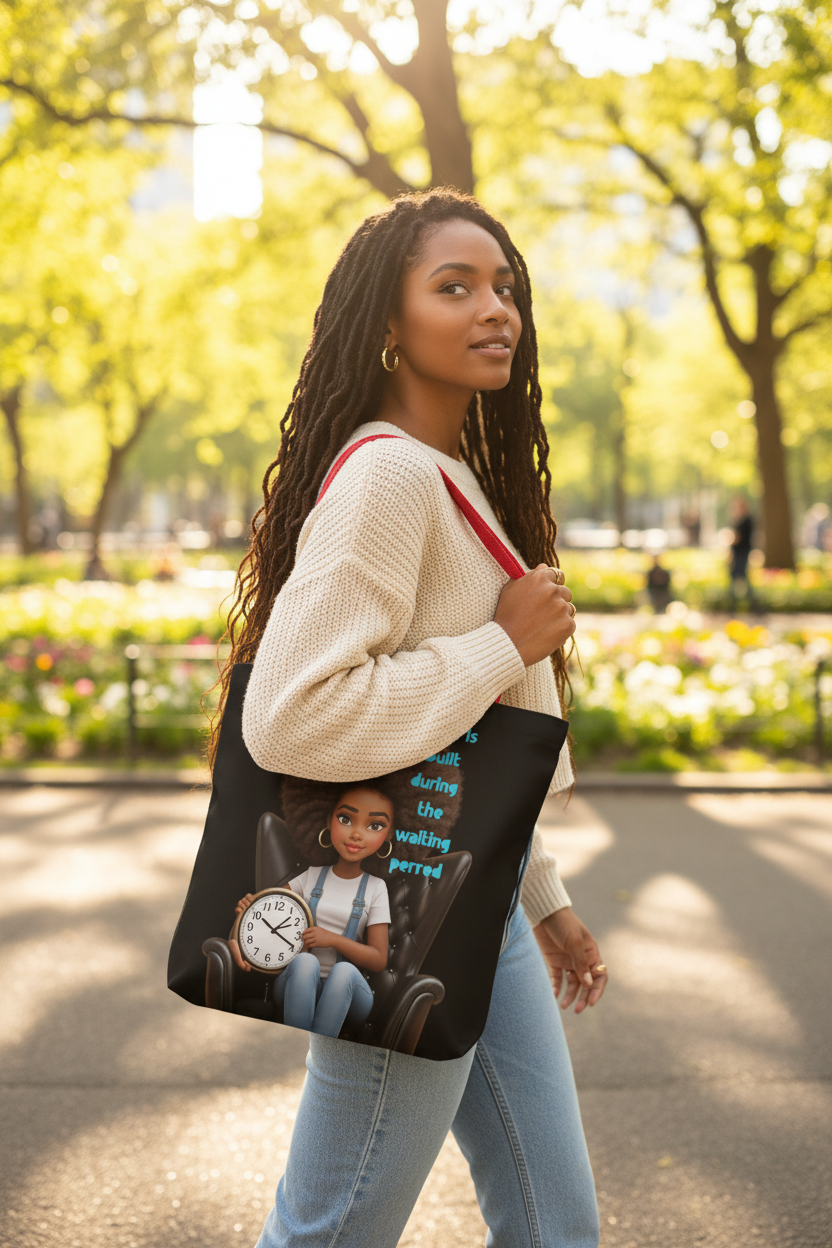 Divine Timing Tote Side