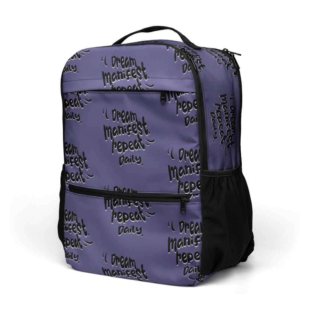 Dream Manifest Backpack – Front Angle