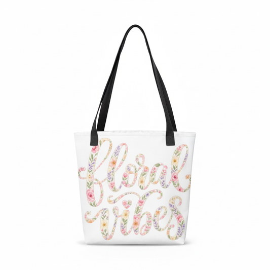 Floral Vibes Tote – Tight Crop