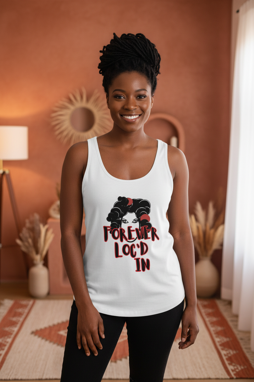 Forever Loc'd In Tank Top – Locs Up Earthy Tones