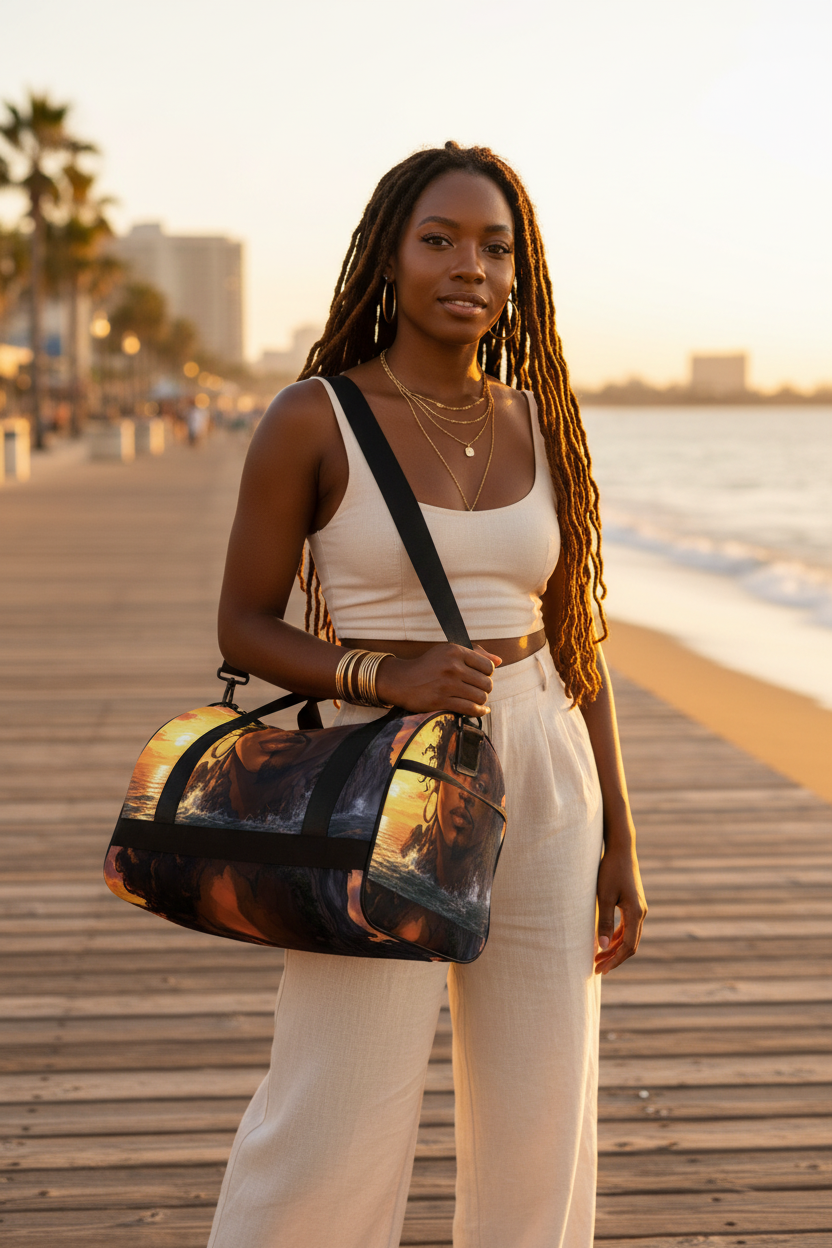 Golden Sunset Duffle Bag – Lifestyle