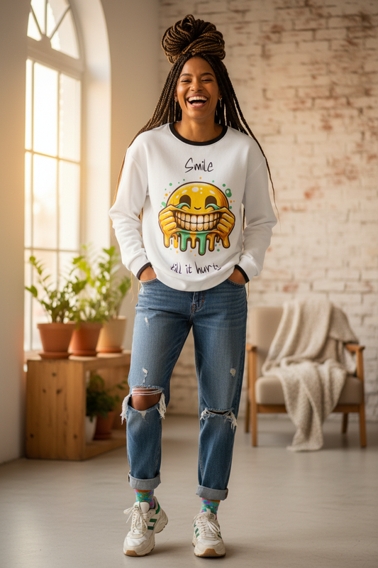 Goofy Grin Sweatshirt - Lifestyle