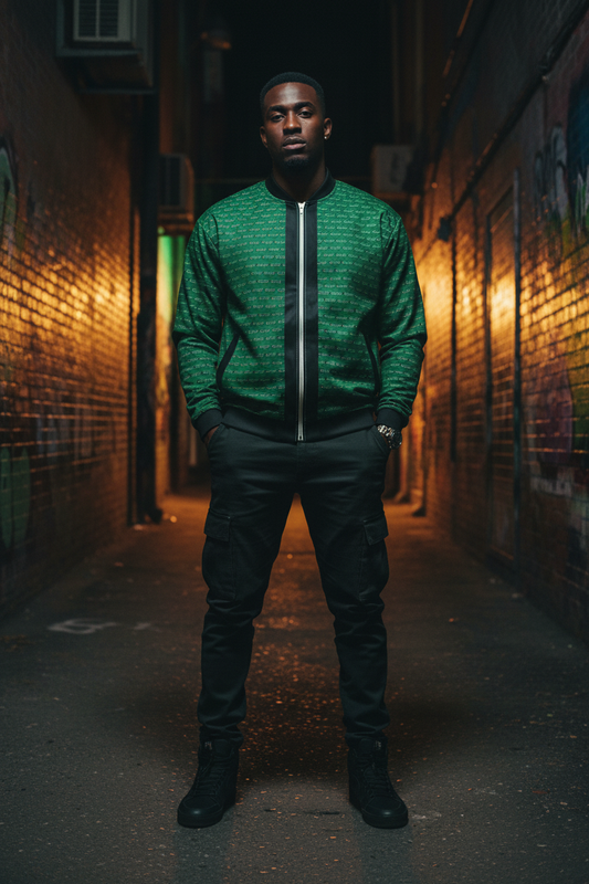Green Bomber Front Alley Full