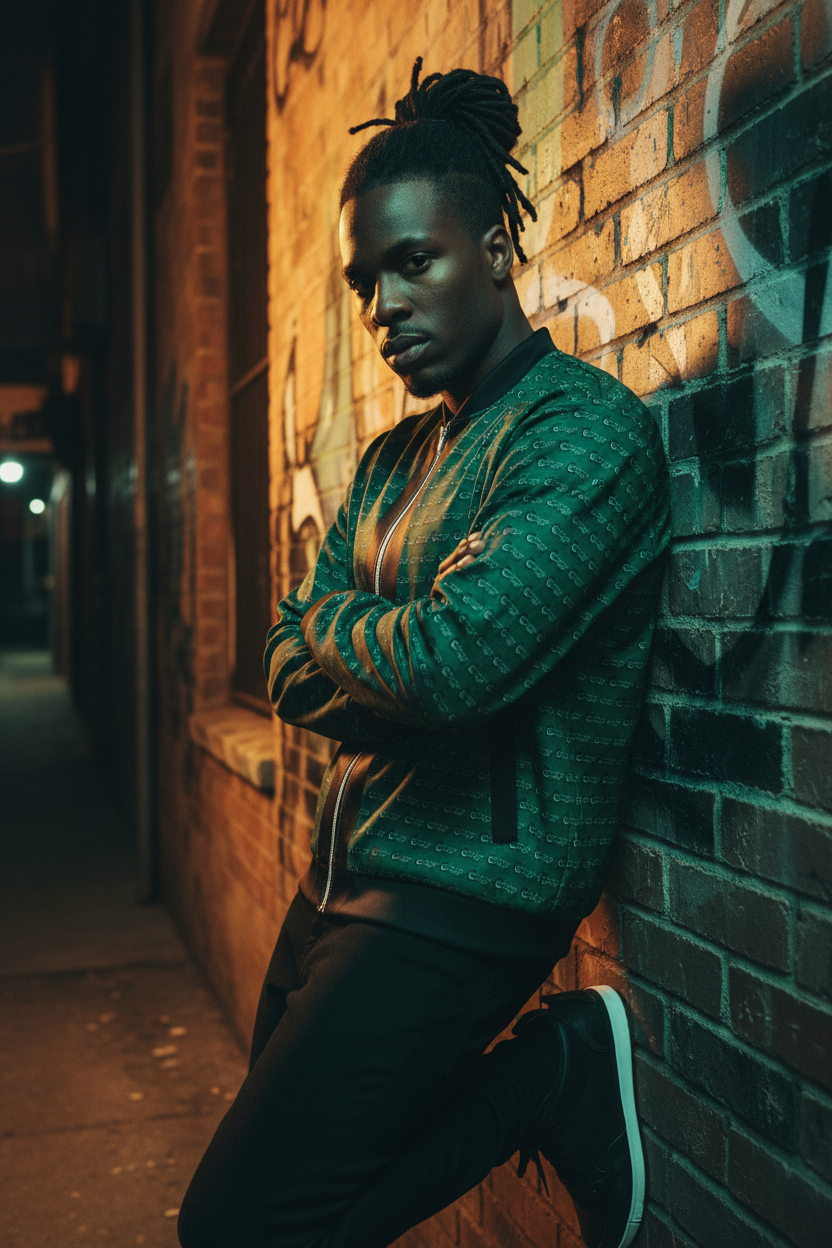 Green Bomber Front Alley