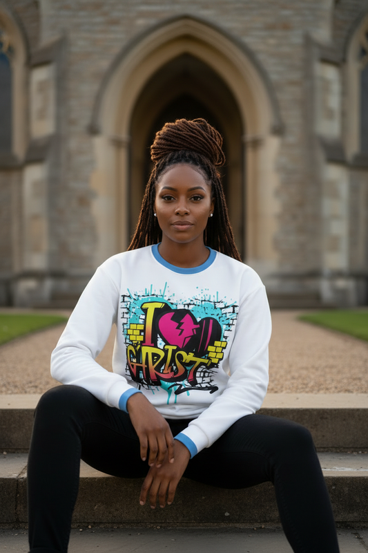 I Love Christ Sweatshirt – Church Steps