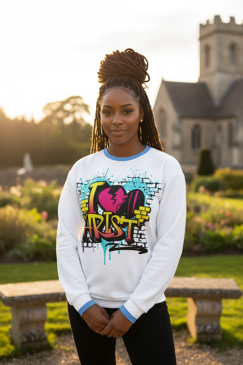 I Love Christ Sweatshirt – Lifestyle