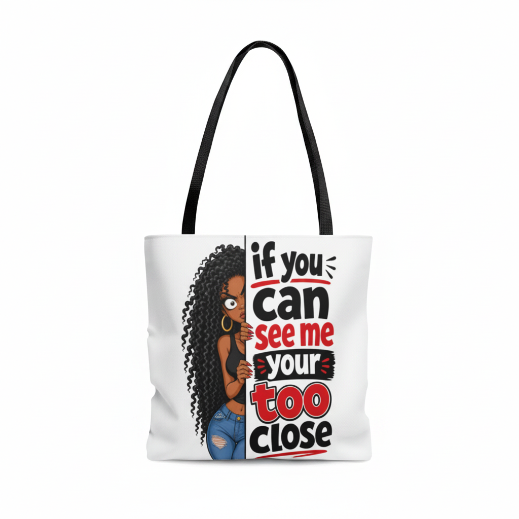 If You Can See Me Tote – Tight Crop