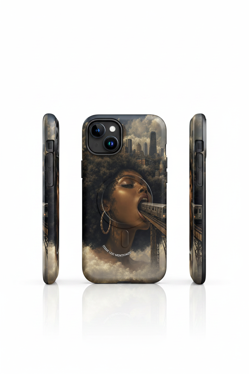 City in Her Soul MagSafe Tough iPhone Case - multiple angles on white table
