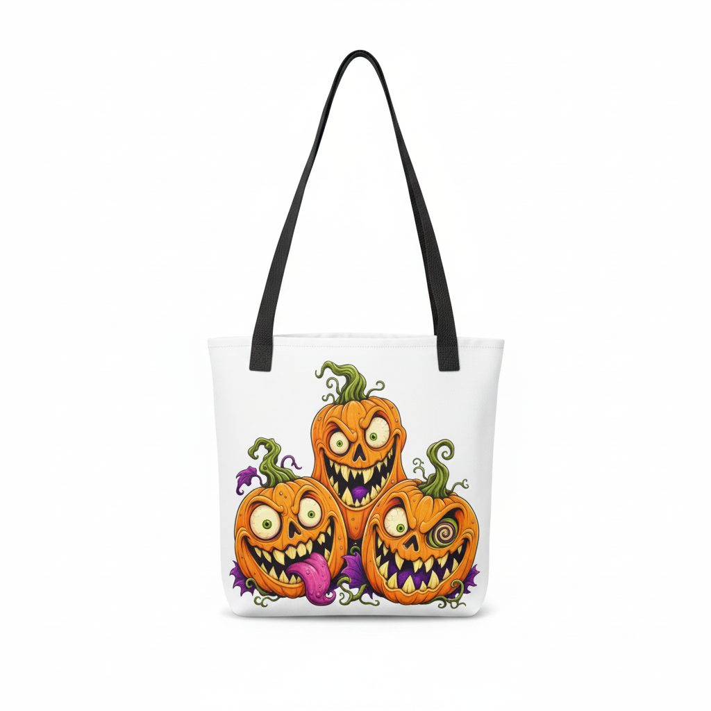 Jack-o-Lantern Tote – Tight Crop