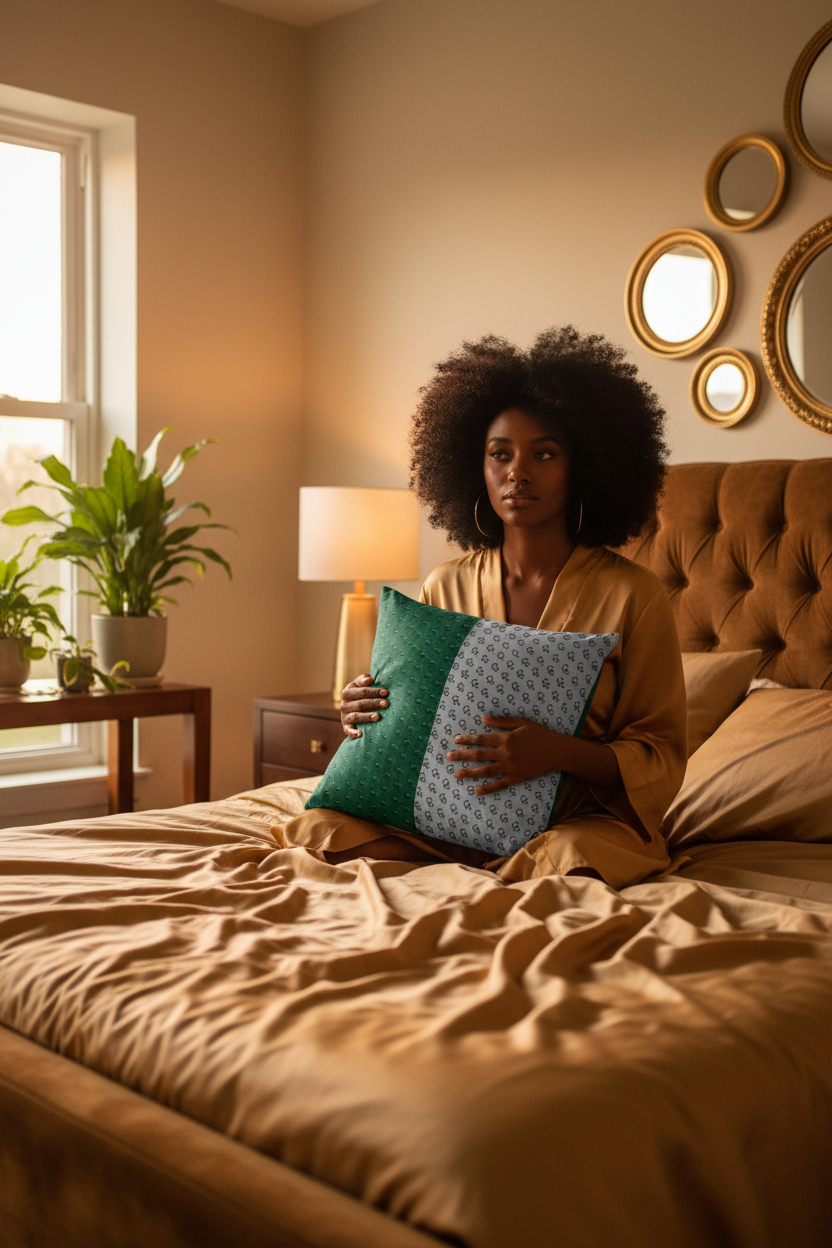 Melanin Made Pillow Lifestyle Portrait