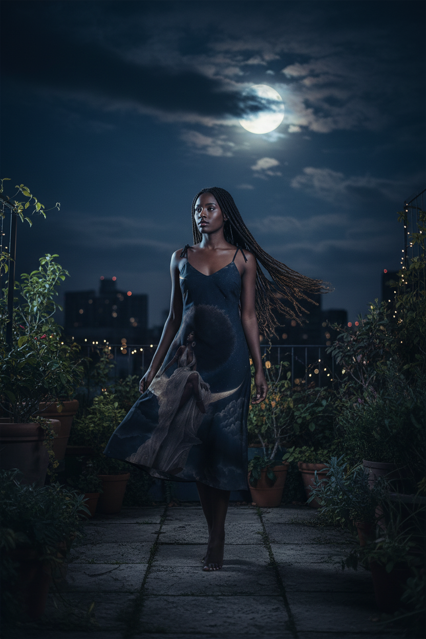 Moon Goddess Dress – Moonlit Garden