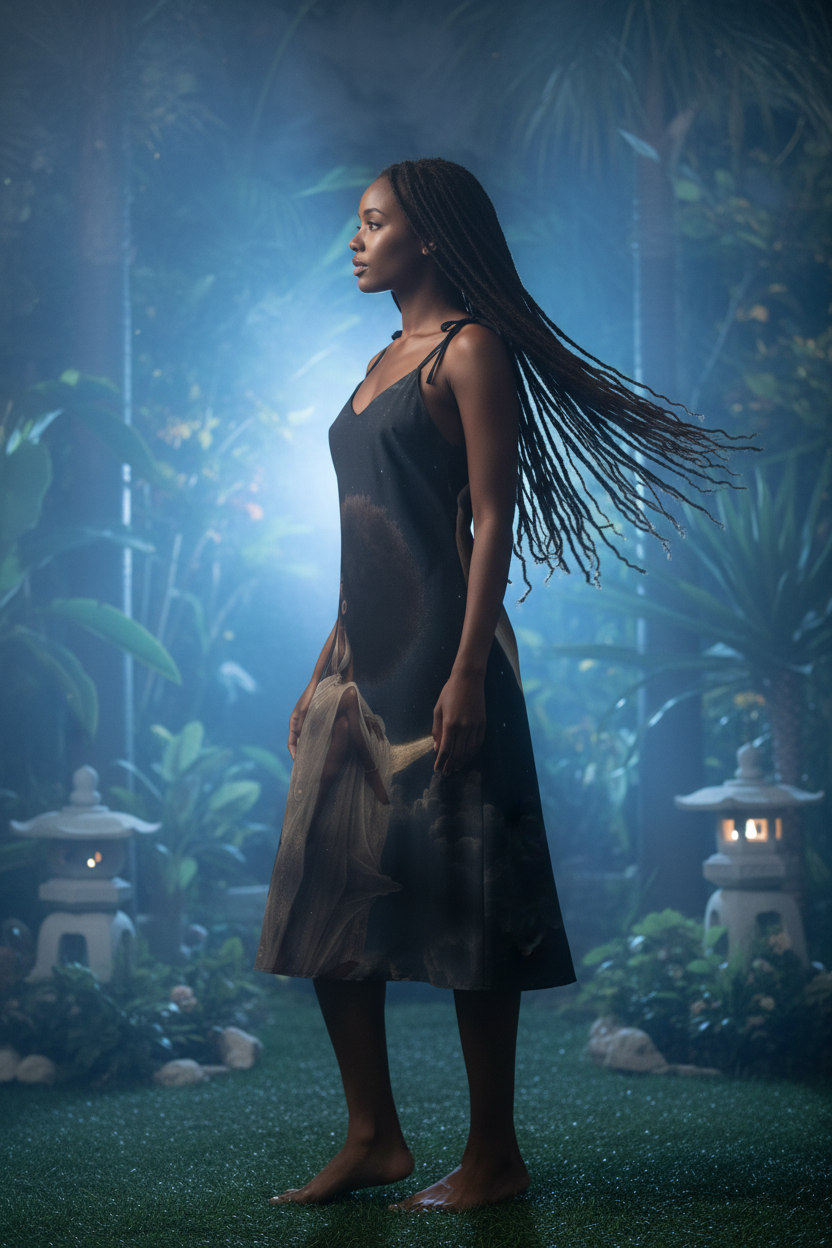 Moon Goddess Dress – Side Angle