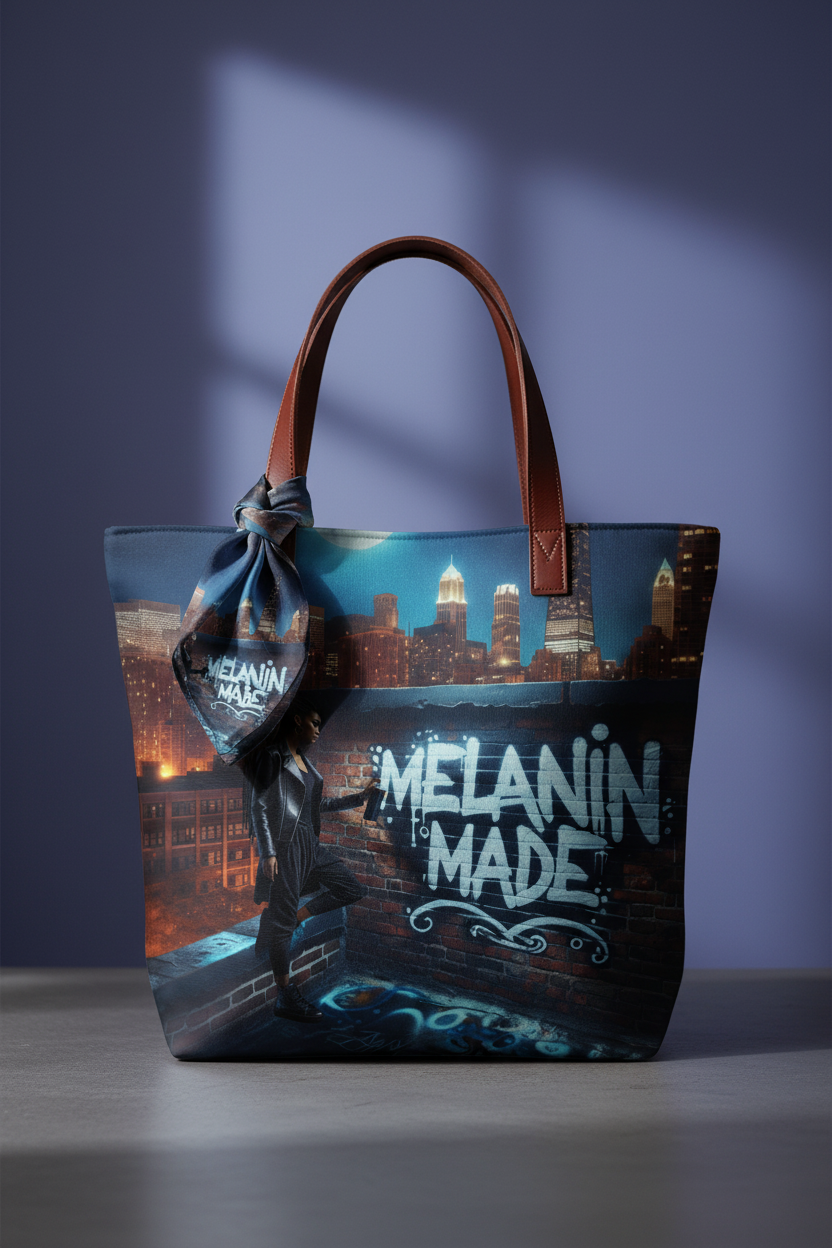Moonlit Mural – Bag Tie
