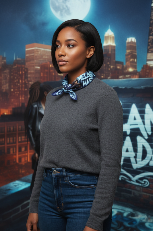 Moonlit Mural – Neck Tie