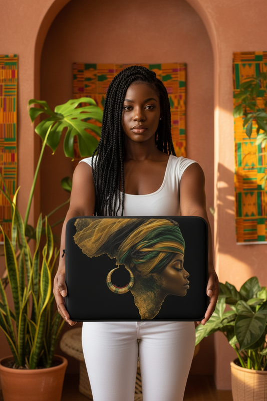 Motherland Laptop Sleeve with Background