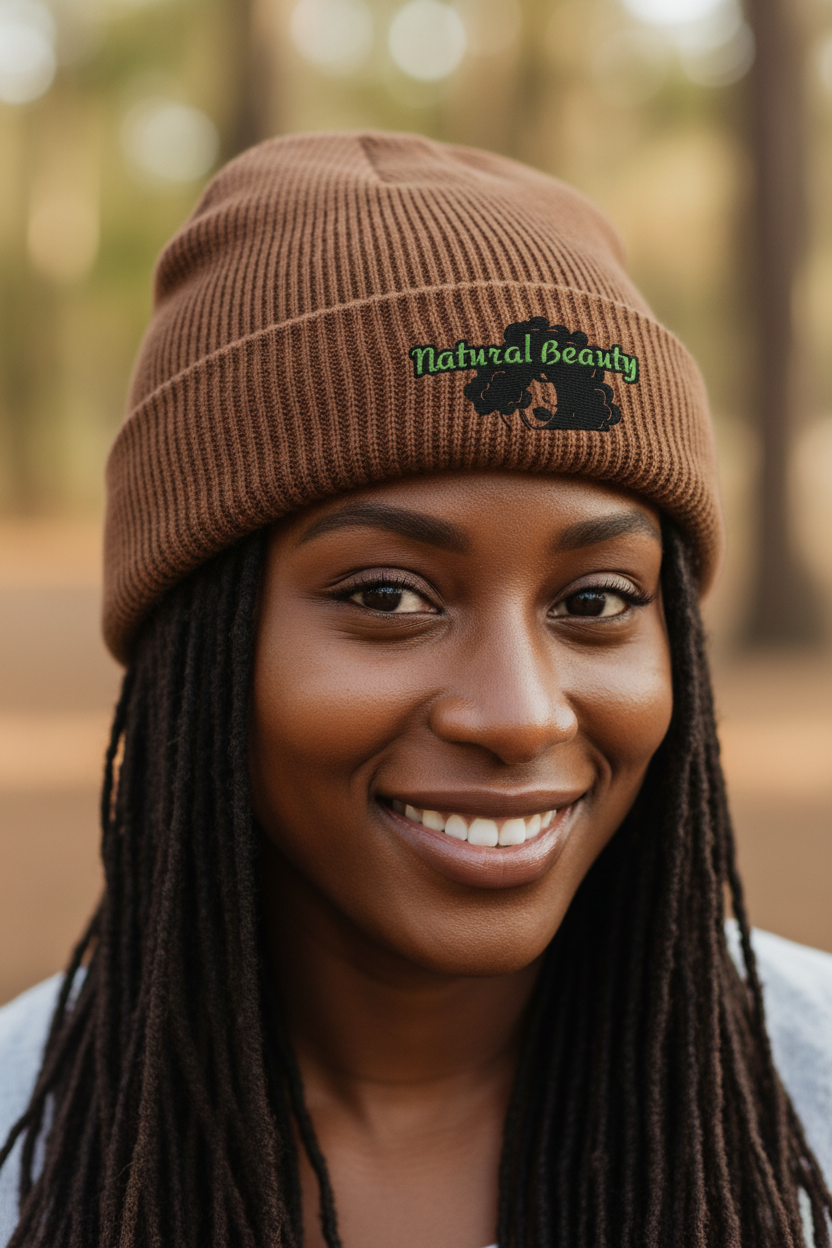 Natural Beauty Beanie – Headshot
