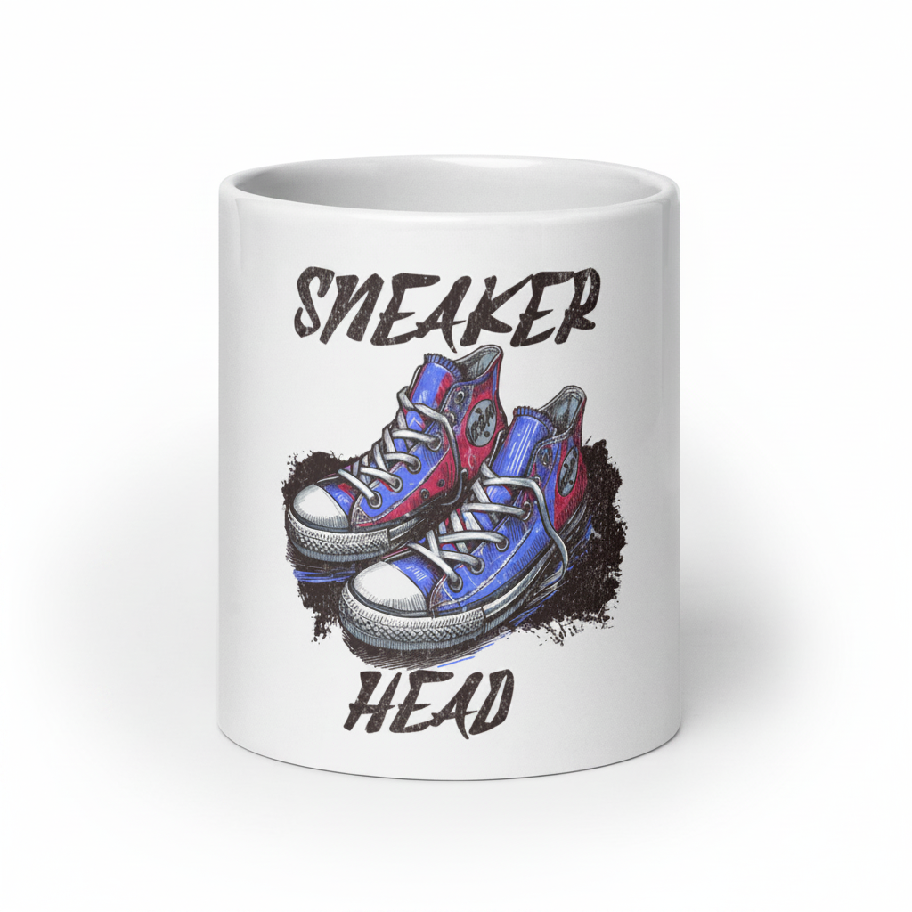 Sneaker Head Mug – Standalone Front