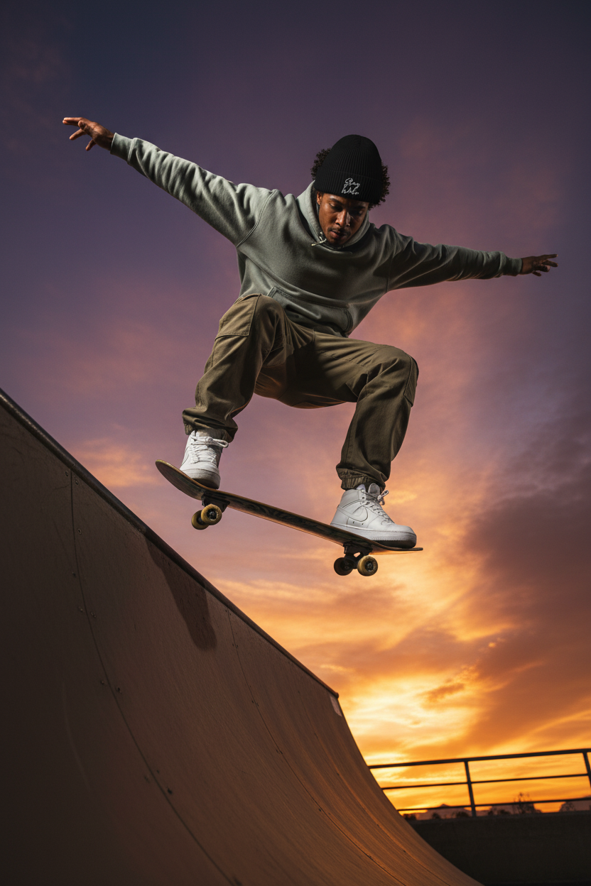 Stay Woke Beanie – Epic Half-Pipe Launch