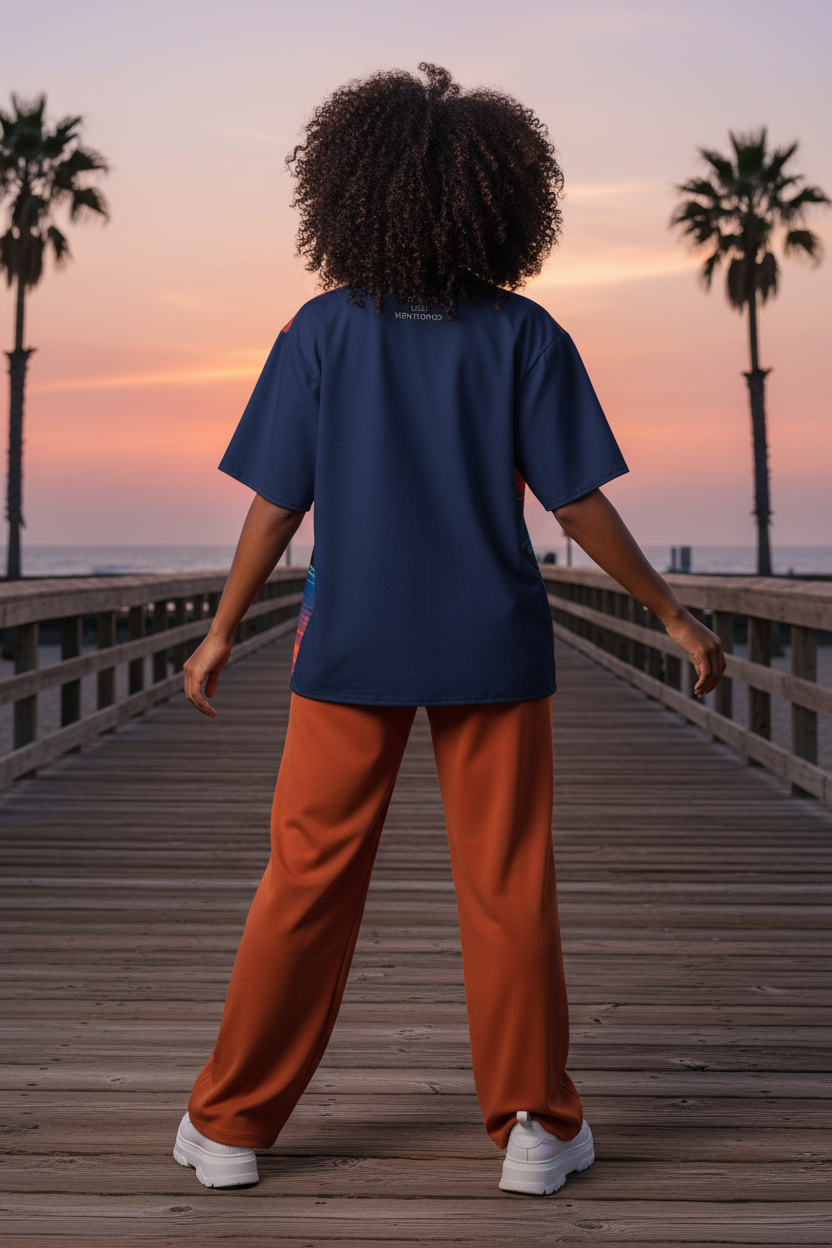 Sun & Moon Tee - Back Lifestyle