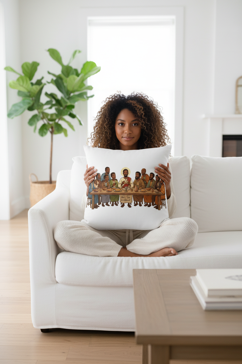 The Last Supper Pillow – Lifestyle