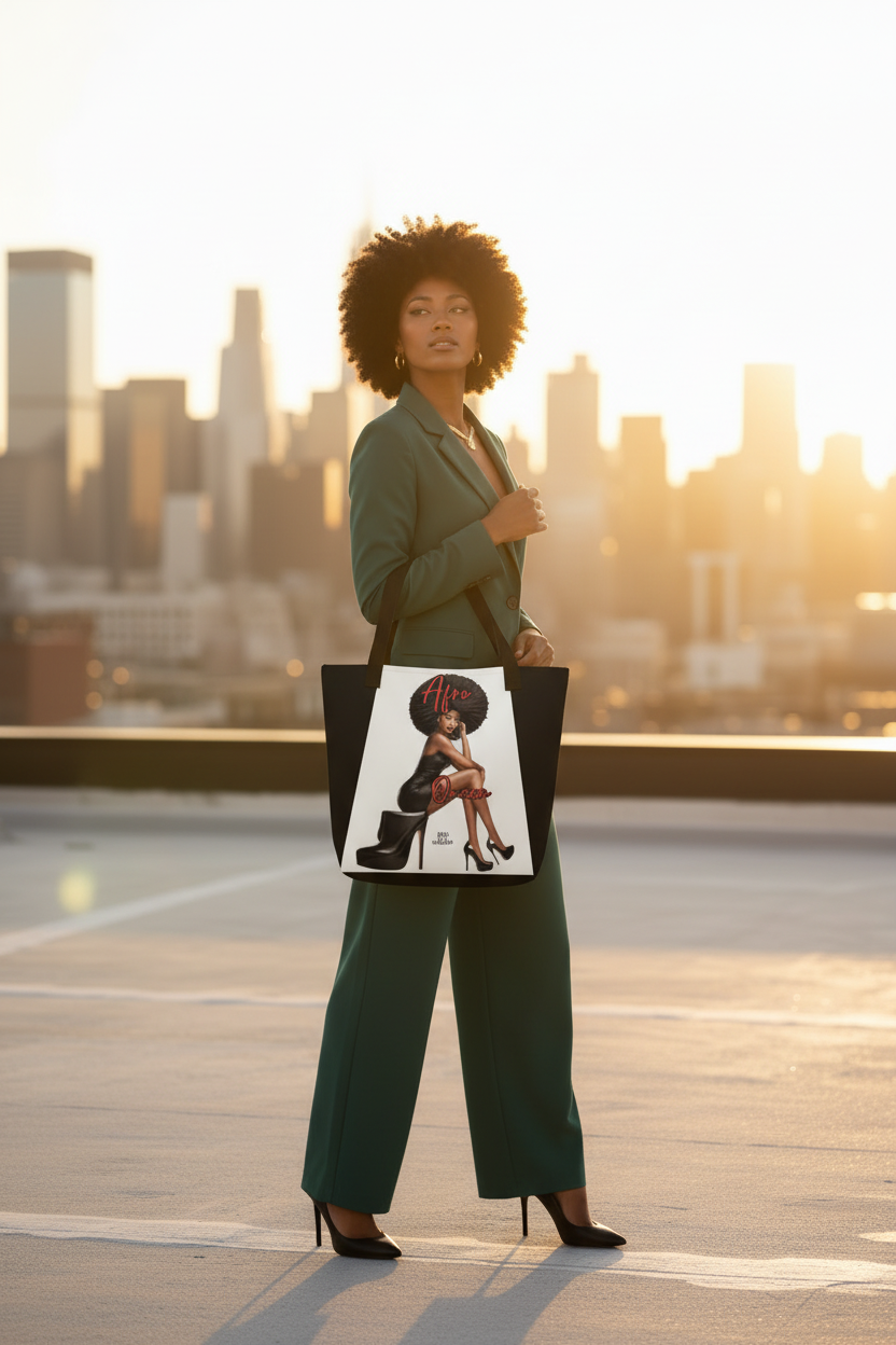 Tote Bag Afro Queen - Portrait