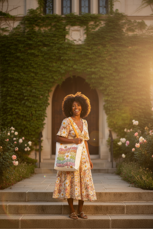 Tote Bag Christ Is Love - Portrait