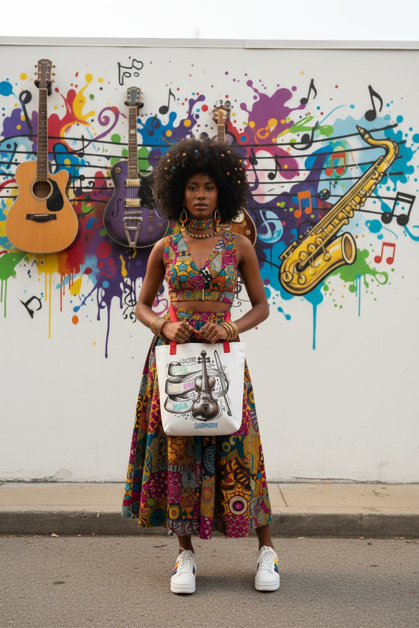 Tote Bag Create Your Own Musical Symphony - Redo