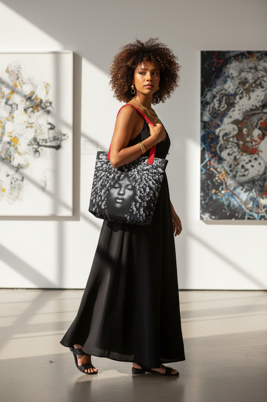 Tote Bag – Curly Girl - Model Lifestyle