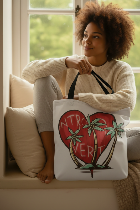 Tote Bag – Introvert - Model Lifestyle