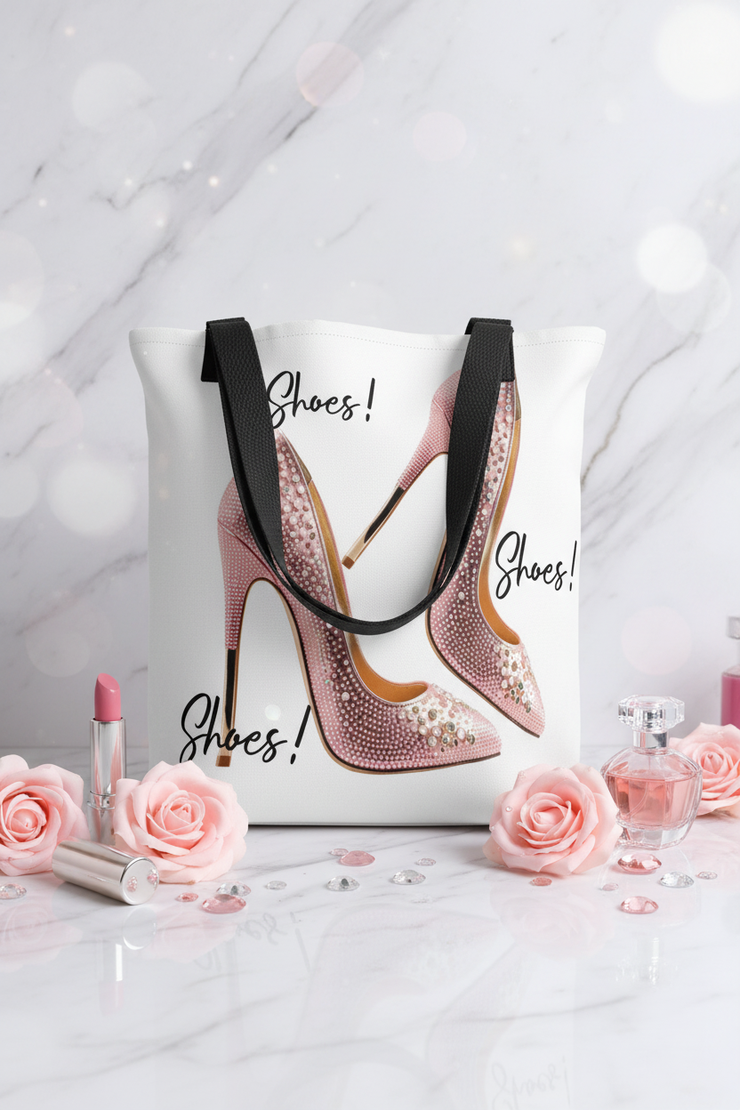 Tote Bag – Pink Heels - Bag Solo